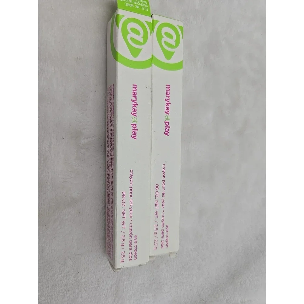 LOT OF 2 Mary Kay At Play‎ Eye Crayon/Liner- Teal Me More .08oz/2.5g #064905 NIP